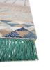 manchaha ivory wool and bamboo silk hand knotted Rug - Corner manchaha ivory wool and bamboo silk hand knotted Rug - Corner