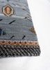 manchaha blue wool and bamboo silk hand knotted Rug - Corner manchaha blue wool and bamboo silk hand knotted Rug - Corner