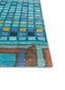 manchaha blue wool and bamboo silk hand knotted Rug - Corner manchaha blue wool and bamboo silk hand knotted Rug - Corner
