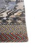 manchaha ivory wool and bamboo silk hand knotted Rug - Corner