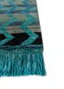 manchaha green wool and bamboo silk hand knotted Rug - Corner manchaha green wool and bamboo silk hand knotted Rug - Corner