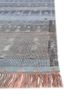 freedom manchaha blue wool and bamboo silk hand knotted Rug - Corner freedom manchaha blue wool and bamboo silk hand knotted Rug - Corner