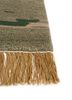 manchaha grey and black wool and bamboo silk hand knotted Rug - Corner