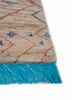 manchaha ivory wool and bamboo silk hand knotted Rug - Corner manchaha ivory wool and bamboo silk hand knotted Rug - Corner