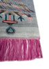 manchaha blue wool and bamboo silk hand knotted Rug - Corner