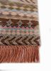 manchaha pink and purple wool and bamboo silk hand knotted Rug - Corner manchaha pink and purple wool and bamboo silk hand knotted Rug - Corner
