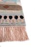 manchaha pink and purple wool and bamboo silk hand knotted Rug - Corner manchaha pink and purple wool and bamboo silk hand knotted Rug - Corner