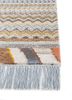 manchaha grey and black wool and bamboo silk hand knotted Rug - Corner