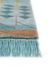 manchaha blue wool and bamboo silk hand knotted Rug - Corner manchaha blue wool and bamboo silk hand knotted Rug - Corner