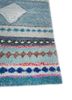 manchaha blue wool and bamboo silk hand knotted Rug - Corner