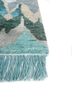 manchaha blue wool and bamboo silk hand knotted Rug - Corner manchaha blue wool and bamboo silk hand knotted Rug - Corner