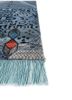 manchaha blue wool and bamboo silk hand knotted Rug - Corner manchaha blue wool and bamboo silk hand knotted Rug - Corner