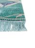 manchaha green wool and bamboo silk hand knotted Rug - Corner