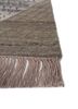 manchaha ivory wool and bamboo silk hand knotted Rug - Corner