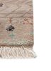 manchaha beige and brown wool and bamboo silk hand knotted Rug - Corner