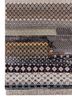 manchaha grey and black wool and bamboo silk hand knotted Rug - Corner