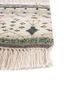 manchaha ivory wool and bamboo silk hand knotted Rug - Corner