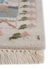manchaha ivory wool and bamboo silk hand knotted Rug - Corner manchaha ivory wool and bamboo silk hand knotted Rug - Corner