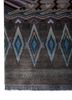 manchaha grey and black wool and bamboo silk hand knotted Rug - Corner