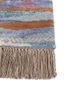 manchaha blue wool and bamboo silk hand knotted Rug - Corner manchaha blue wool and bamboo silk hand knotted Rug - Corner