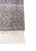 manchaha grey and black wool and bamboo silk hand knotted Rug - Corner manchaha grey and black wool and bamboo silk hand knotted Rug - Corner