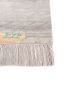 manchaha grey and black wool and bamboo silk hand knotted Rug - Corner manchaha grey and black wool and bamboo silk hand knotted Rug - Corner
