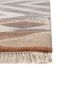 manchaha grey and black wool and bamboo silk hand knotted Rug - Corner
