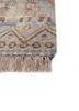 manchaha grey and black wool and bamboo silk hand knotted Rug - Corner