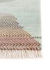 manchaha blue wool and bamboo silk hand knotted Rug - Corner