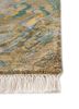 manchaha green wool and bamboo silk hand knotted Rug - Corner manchaha green wool and bamboo silk hand knotted Rug - Corner