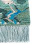 manchaha green wool and bamboo silk hand knotted Rug - Corner manchaha green wool and bamboo silk hand knotted Rug - Corner