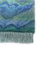 manchaha blue wool and bamboo silk hand knotted Rug - Corner
