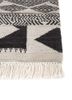 manchaha ivory wool and bamboo silk hand knotted Rug - Corner