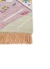 manchaha pink and purple wool and bamboo silk hand knotted Rug - Corner