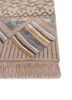 manchaha pink and purple wool and bamboo silk hand knotted Rug - Corner