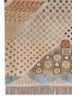manchaha ivory wool and bamboo silk hand knotted Rug - Corner