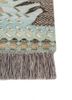 manchaha blue wool and bamboo silk hand knotted Rug - Corner manchaha blue wool and bamboo silk hand knotted Rug - Corner