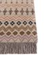 manchaha ivory wool and bamboo silk hand knotted Rug - Corner