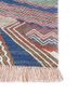 manchaha pink and purple wool and bamboo silk hand knotted Rug - Corner