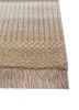 manchaha ivory wool and bamboo silk hand knotted Rug - Corner