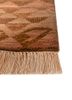 manchaha red and orange wool and bamboo silk hand knotted Rug - Corner manchaha red and orange wool and bamboo silk hand knotted Rug - Corner