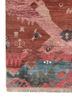 manchaha red and orange wool and bamboo silk hand knotted Rug - Corner manchaha red and orange wool and bamboo silk hand knotted Rug - Corner