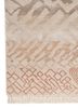 manchaha ivory wool and bamboo silk hand knotted Rug - Corner manchaha ivory wool and bamboo silk hand knotted Rug - Corner