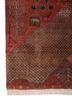 manchaha red and orange wool and bamboo silk hand knotted Rug - Corner manchaha red and orange wool and bamboo silk hand knotted Rug - Corner