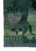 manchaha green wool and silk hand knotted Rug - Corner manchaha green wool and silk hand knotted Rug - Corner