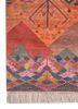 manchaha grey and black wool and bamboo silk hand knotted Rug - Corner