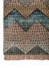 manchaha green wool and bamboo silk hand knotted Rug - Corner