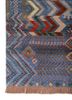 manchaha blue wool and bamboo silk hand knotted Rug - Corner