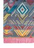 manchaha red and orange wool and bamboo silk hand knotted Rug - Corner manchaha red and orange wool and bamboo silk hand knotted Rug - Corner