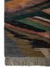 manchaha red and orange wool and bamboo silk hand knotted Rug - Corner manchaha red and orange wool and bamboo silk hand knotted Rug - Corner